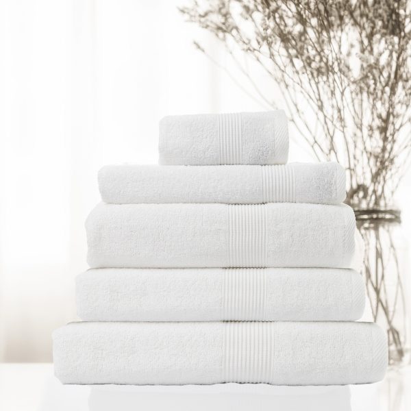 Royal Comfort Cotton Bamboo Towel 4pc Set – Champagne