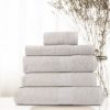 Royal Comfort Cotton Bamboo Towel 4pc Set – Champagne