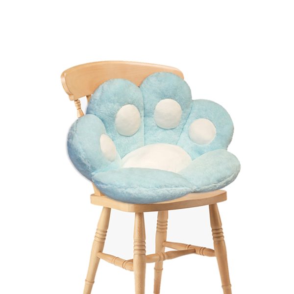 2X 70cm  Pink Paw Shape Cushion Warm Lazy Sofa Decorative Pillow Backseat Plush Mat Home Decor