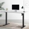 Electric Standing Desk Motorised Adjustable Sit Stand Desks Grey Black