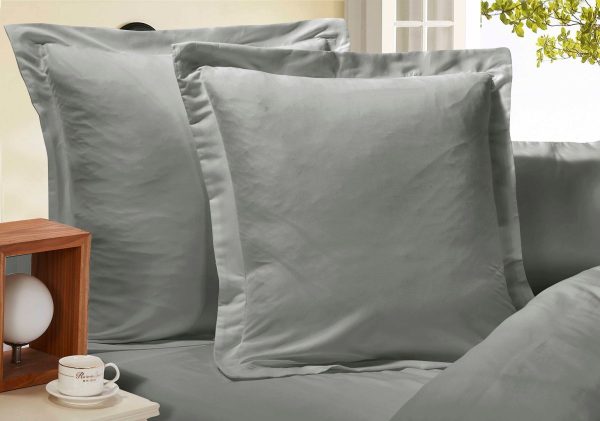 1000TC Premium Ultra Soft European Pillowcases 2-Pack White