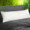 Body Pillow Support Cushion Sleeping Memory Foam Bamboo Fabric Case Cover