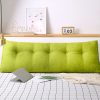 150cm Green Triangular Wedge Bed Pillow Headboard Backrest Bedside Tatami Cushion Home Decor
