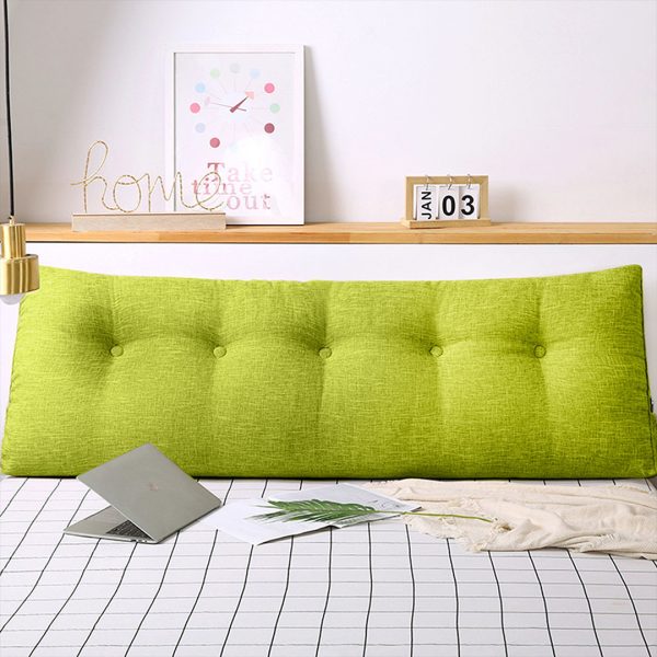180cm Triangular Wedge Bed Pillow Headboard Backrest Bedside Tatami Cushion Home Decor