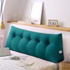 150cm Blue Green Triangular Wedge Bed Pillow Headboard Backrest Bedside Tatami Cushion Home Decor