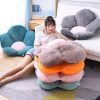 2X Green Whimsical Big Flower Shape Cushion Soft Leaning Bedside Pad Floor Plush Pillow Home Decor