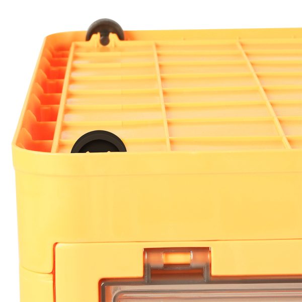 Large Storage Box Stackable Clothes Container Closet Organizer 5Side Open Wheels