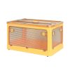 Storage Organiser Large Box  Stackable Containers 5 Side Open Foldable Wheels