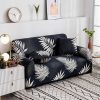 2-Seater Leaf Design Sofa Cover Couch Protector High Stretch Lounge Slipcover Home Decor