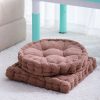 4X Coffee Square Cushion Soft Leaning Plush Backrest Throw Seat Pillow Home Office Decor
