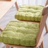 2X Green Square Cushion Soft Leaning Plush Backrest Throw Seat Pillow Home Office Sofa Decor