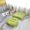 4X Green Square Cushion Soft Leaning Plush Backrest Throw Seat Pillow Home Office Sofa Decor
