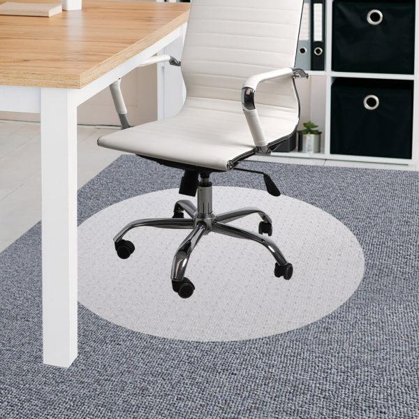 Chair Mat Round Carpet Protectors PVC Home Office Room Computer Mats