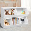 Kids Toy Box Shelf Storage Cabinet Container Children Bookcase Organiser