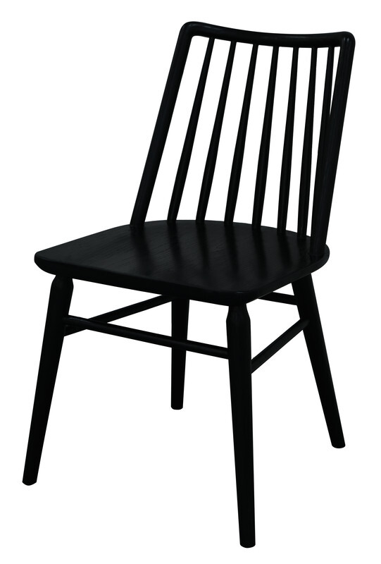 Riviera Dining Chair – Set of 2 (Black)