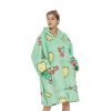 GOMINIMO Hoodie Blanket Green Cherry Lemon HM-HB-105-AYS