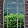 Large Garden Arched Window Mirror