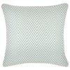 Cushion Cover-With Piping-Zig Zag Pale Mint-45cm x 45cm