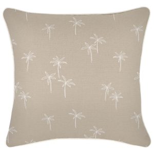Cushion Cover-With Piping-Palm Cove Beige