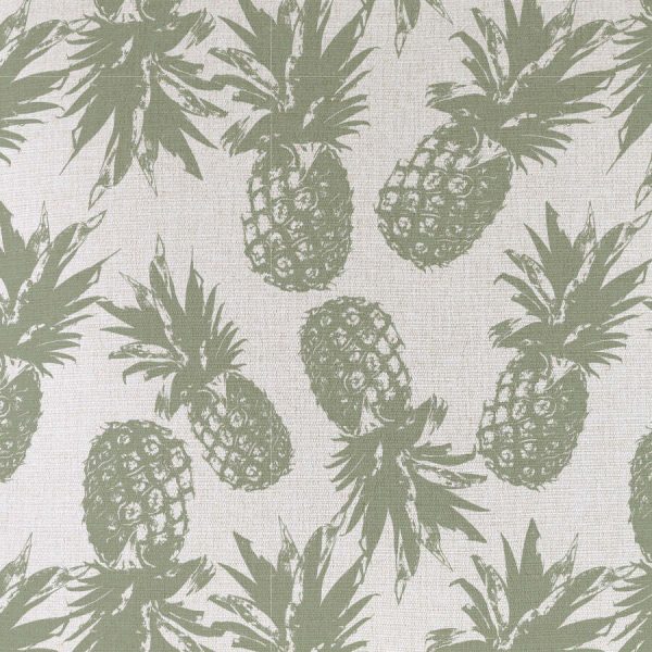 Cushion Cover-Coastal Fringe Natural-Pineapples Sage