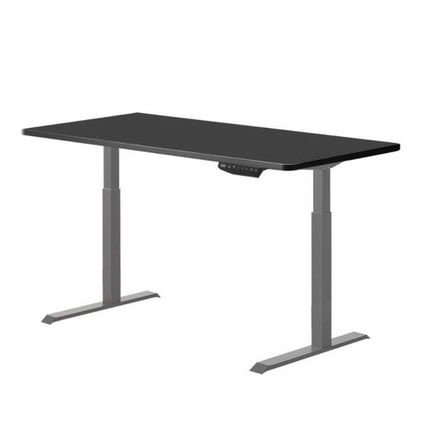 Standing Desk Height Adjustable Sit Grey Stand Motorised Single Motor Frame