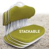 Samgong Lime Slender Chair Posture Correction Seat Floor Lounge Stackable