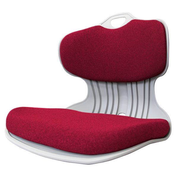 Samgong Red Slender Chair Posture Correction Seat Floor Lounge Stackable