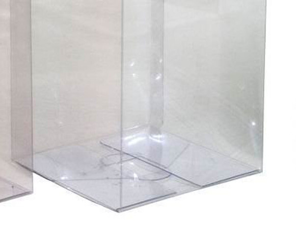 10 Pack of 10cm Square Cube PVC Box –  Product Showcase Clear Plastic Shop Display Storage Packaging Box