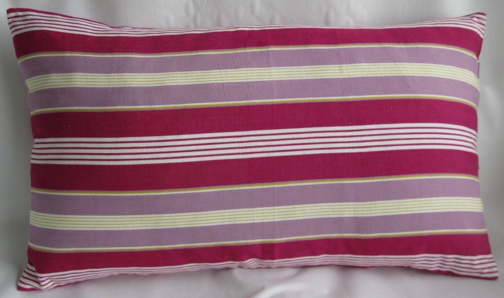 Coste Fuchsia Multicoloured Striped Cushion Cover