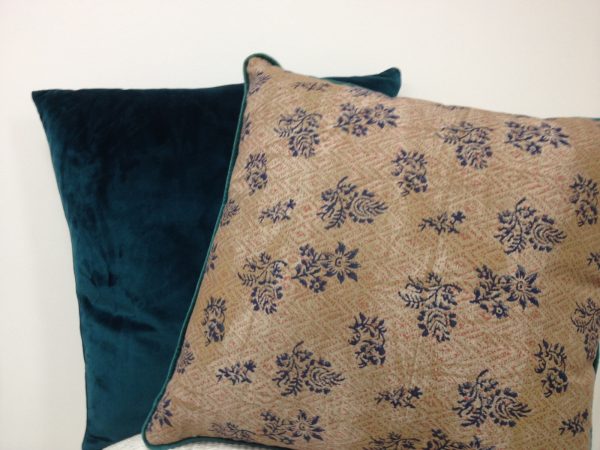 Aldo Petrol Moroccan Design Multicoloured Cushion Cover