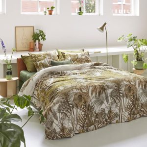 Caribe Ochre Cotton Quilt Cover Set King