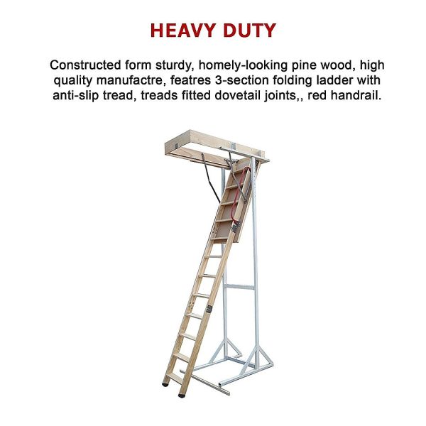Attic Loft Ladder – 2200mm to 2700mm