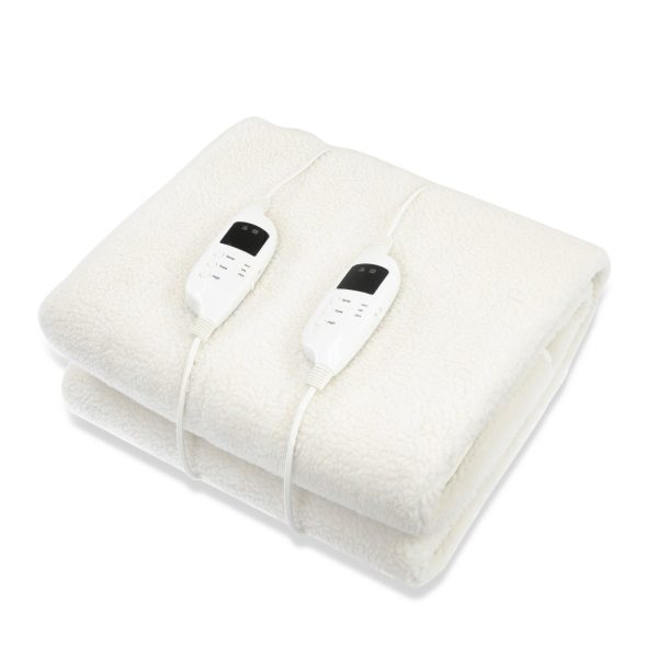 Fleece 9 Level Heated Settings Electric Blanket – Queen