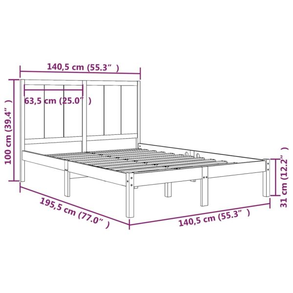 Oakley Bed Frame & Mattress Package – Double Size