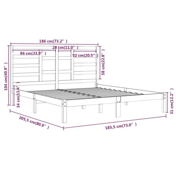 Wildomar Bed & Mattress Package – King Size