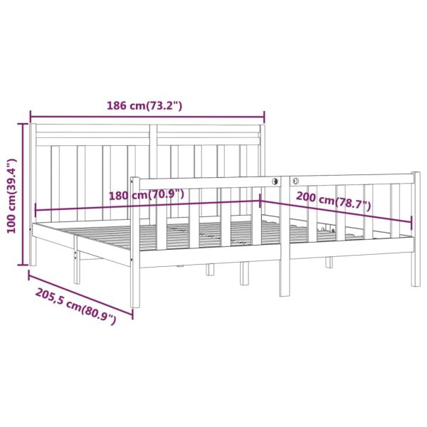 Pinole Bed & Mattress Package – King Size