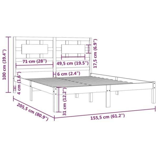 Acton Bed & Mattress Package – King Size