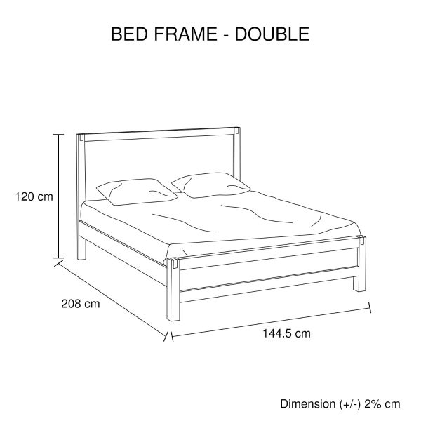 Wauwatosa Bed Frame & Mattress Package – Double Size
