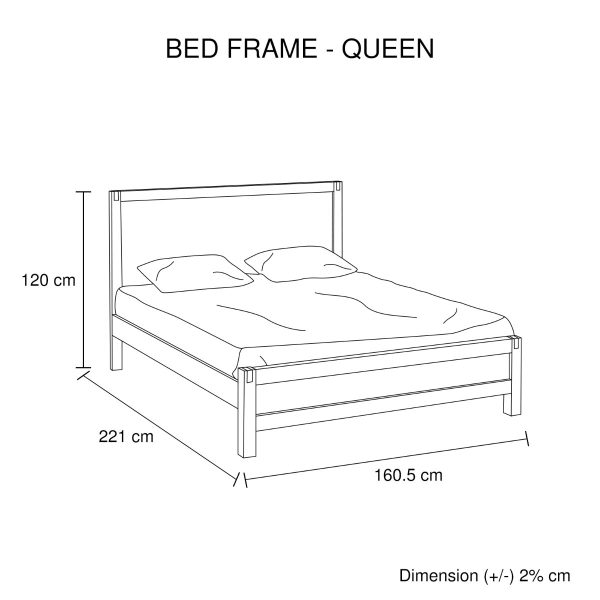 Pocatello Bed & Mattress Package – Queen Size