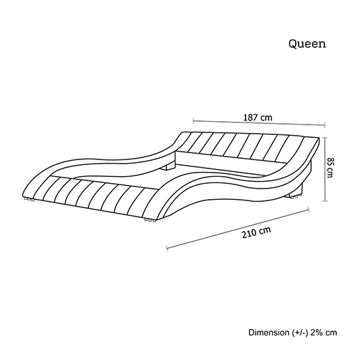 Bonita Bed & Mattress Package – Queen Size