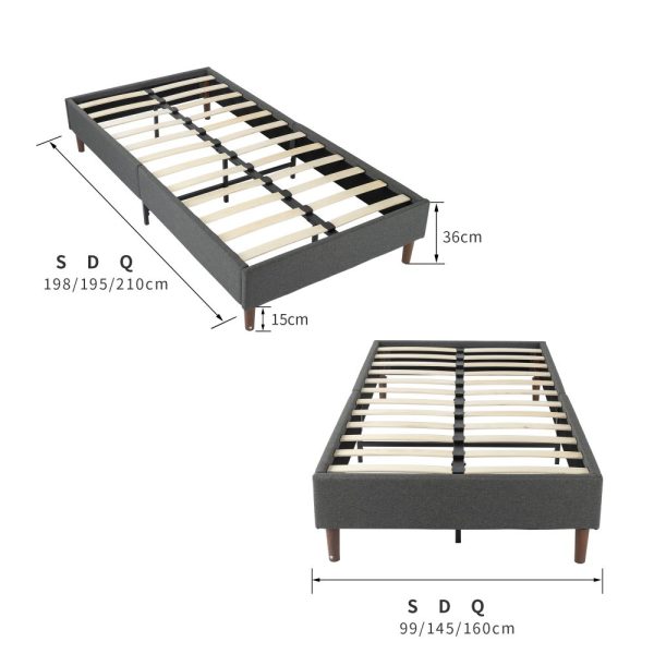 Saugerties Bed & Mattress Package – Queen Size