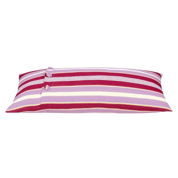Coste Fuchsia Multicoloured Striped Cushion Cover