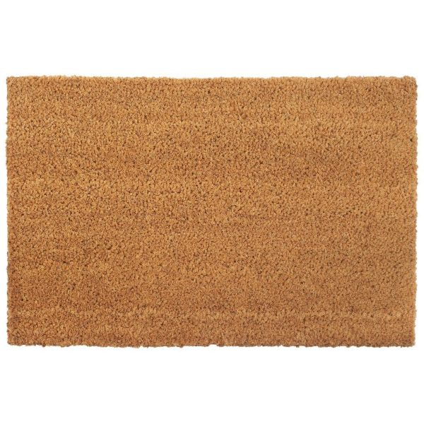 Doormats 2 pcs Coir 24 mm 40×60 cm Natural