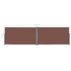 Retractable Side Awning 160×600 cm Brown