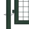 Fence Gate Steel 100×150 cm Green