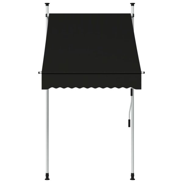 Manual Retractable Awning 100 cm Anthracite