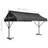 Free Standing Awning 400×300 cm Anthracite