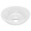 Bathroom Sink Ceramic Matt Round – Matte White