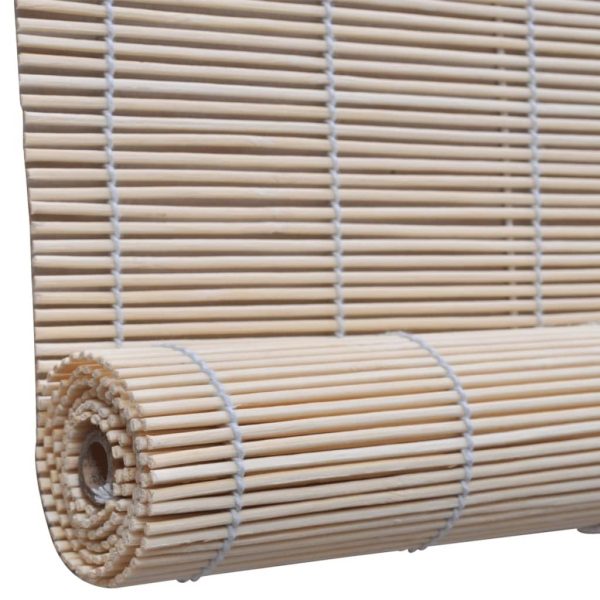 Natural Bamboo Roller Blinds 120 x 220 cm