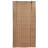 Brown Bamboo Roller Blinds 80 x 160 cm